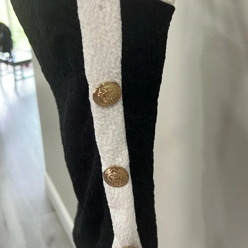 Tory Colorblock Chic Bandeau One Piece Swimsuit in Black - Picture 6 of 12